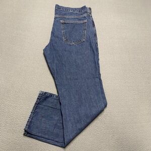 Old Navy Jeans‎ Mens 36x32 Blue Straight Leg Built In Tough Denim OPP Rinse